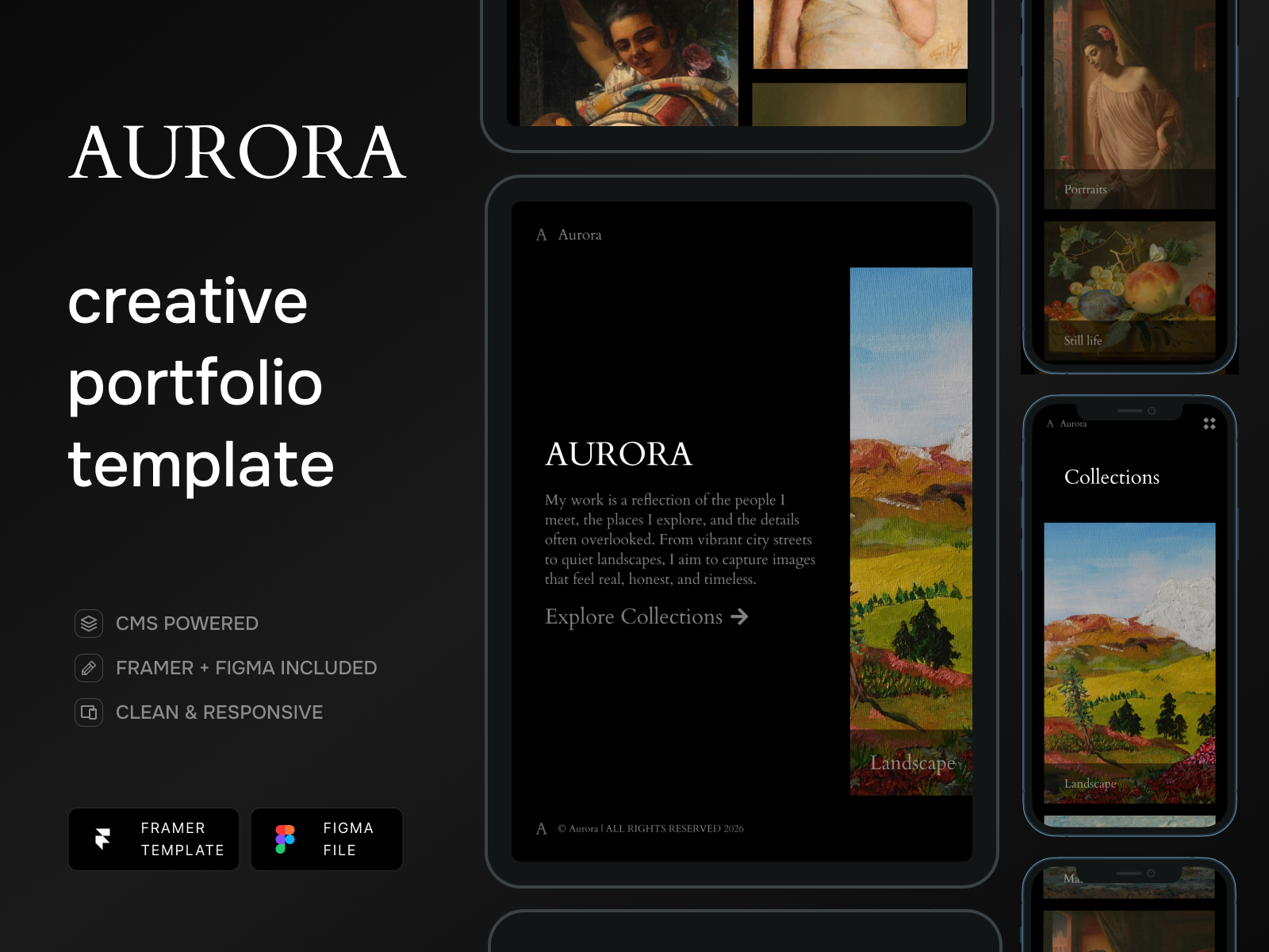 Aurora template thumbnail