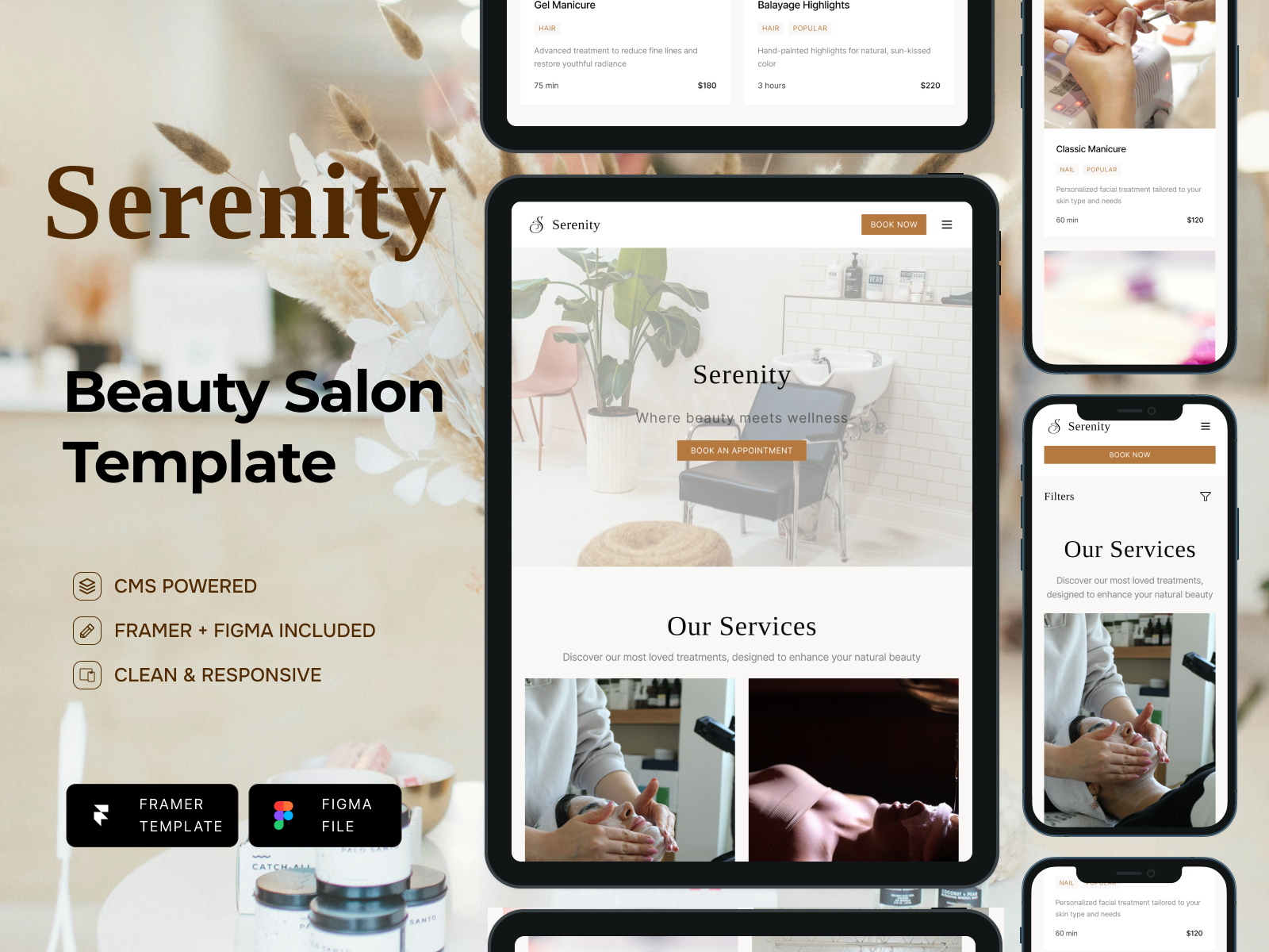 Serenity template thumbnail
